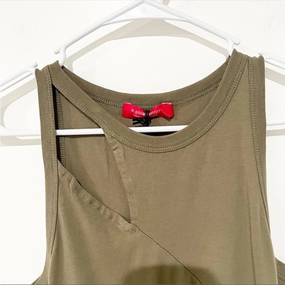 NWT‎ n:philanthropy X REVOLVE Charley Mini Dress in Martini Olive size XS - Picture 4 of 7